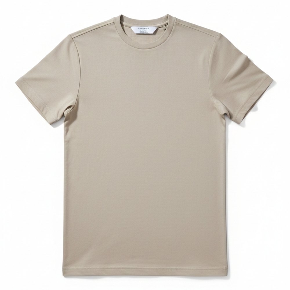 Primark Men's Light Tan Short Sleeve Tee